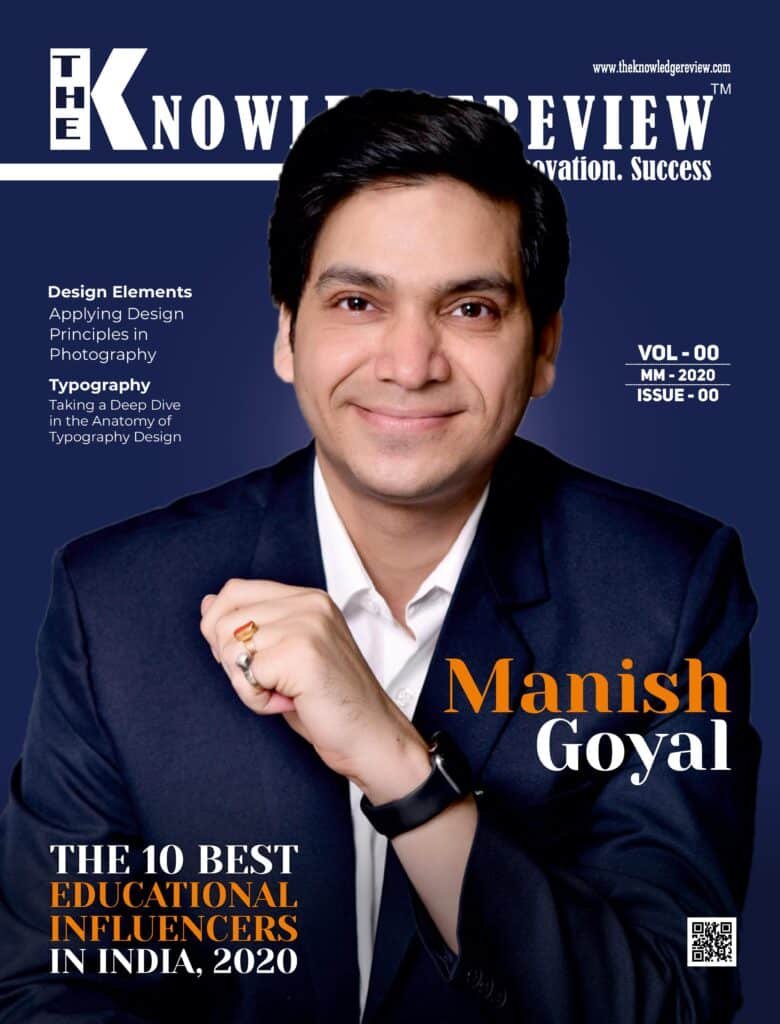 Manish Goyal on Cover Page of Knowledge Review Magazine